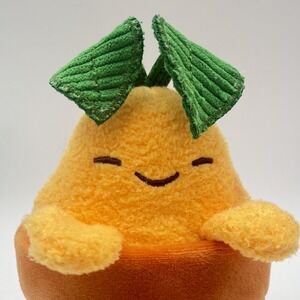 Aurora Plush Rooting For You Plant Orange‎ Pot Plush Garden Delights Toy